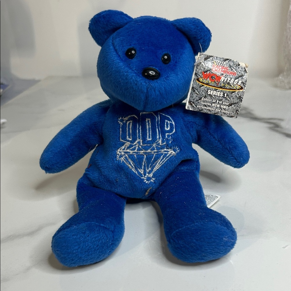 1999 WCW NWO Racing Champions Beanie Baby Bears DDP Diamond Dallas Page Vintage